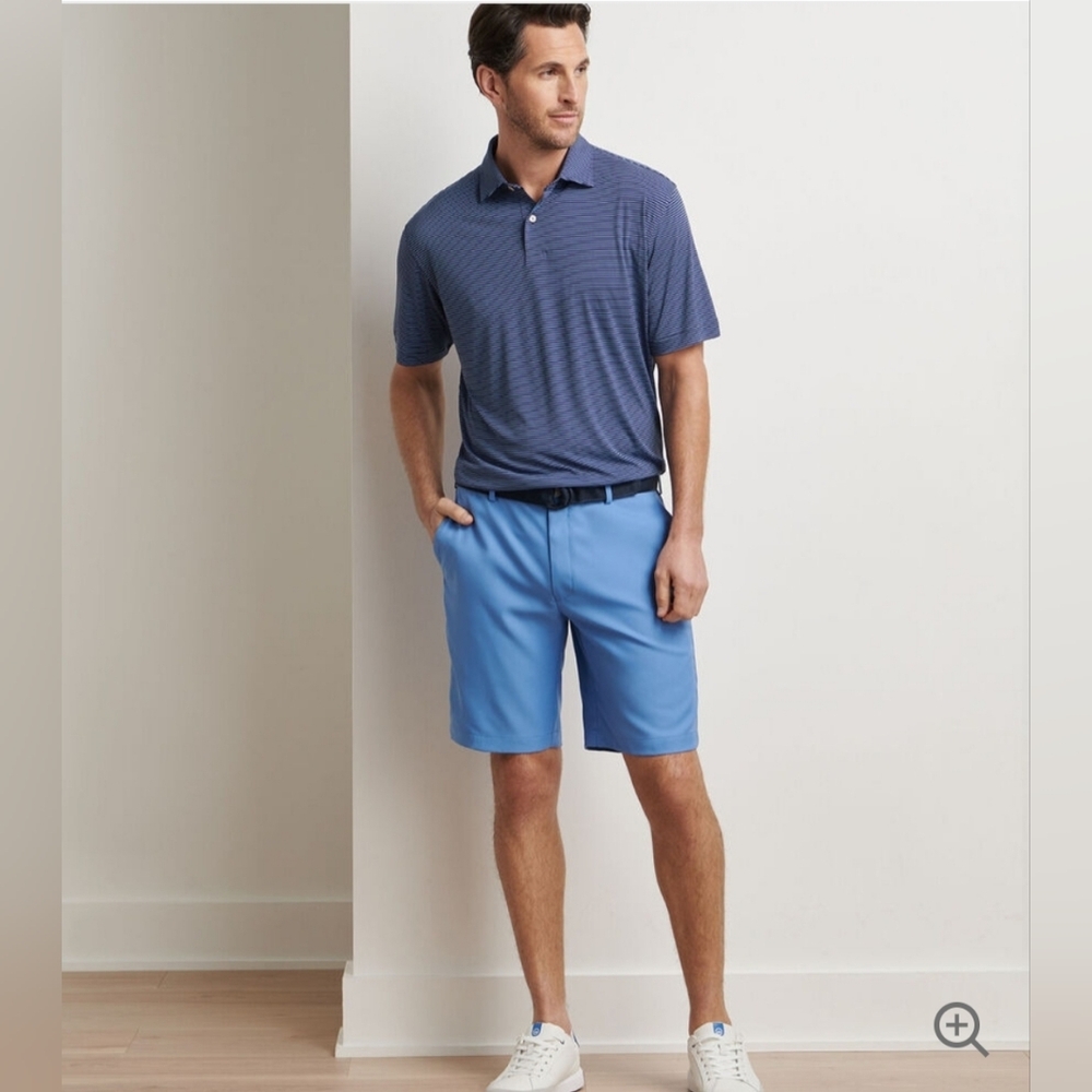 Peter Millar Powder Blue Shorts Size 35 - Picture 3 of 12